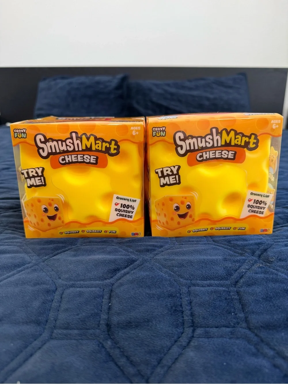 Cheese Squishy Toy - Bright Yellow have 2 available! Each one $18!